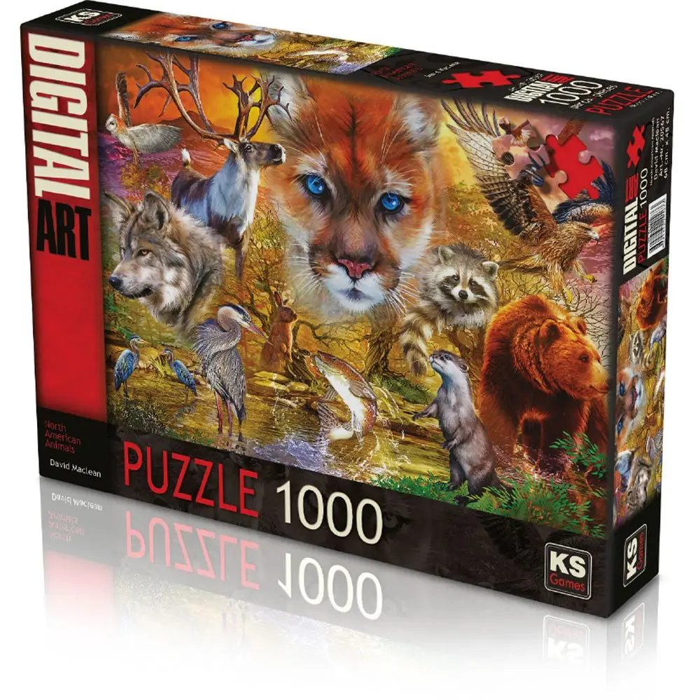 Ks Puzzle North American Animals 1000 Parça 20567