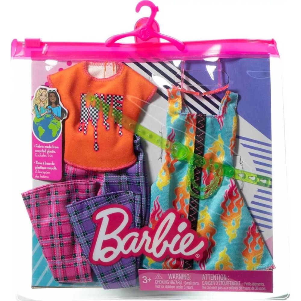 Barbie'nin İkili Kıyafet Koleksiyonu Paketi HJT34