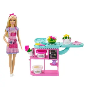 Barbie Çiçekçi Bebek ve Oyun Seti GTN58