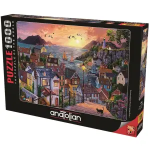 Anatolian Sahilde Günbatımı 1000 Parça Puzzle 1098