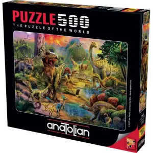 Anatolian Dinozor Krallığı 500 Parça Puzzle 3603