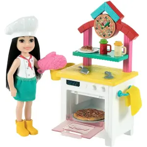 Barbie Chelsea Meslekleri Öğreniyor Pizza Şefi GTN63