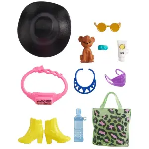 Barbie'nin Moda Aksesuarları Paketi Vahşi Yaşam Modası GRC14