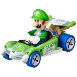 Hot Wheels Mario Kart Karakter Araçlar Luigi GRN18