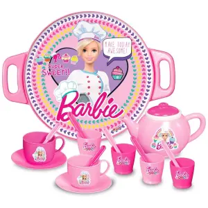 Barbie Tepsili Çay Seti