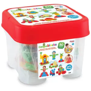 Dede Kaktüs Bloklar Kova 80 Parça