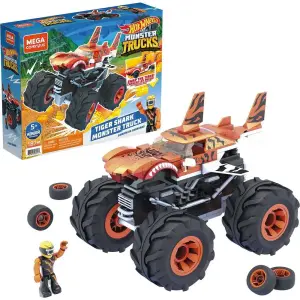 Mega Construx Hot Wheels Monster Trucks Tiger Shark GVM26