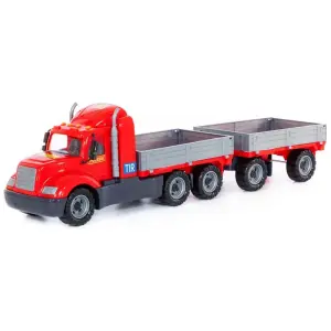 Polesie Power Trucks Mike Çift Römorklu Kamyon