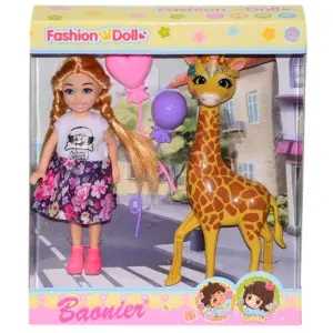 Baonier Aksesuarlı Bebek ve Zürafa