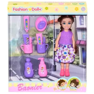 Baonier Temizlik ve Banyo Aksesuarlı Bebek