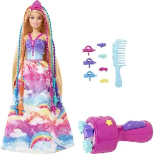 Barbie Dreamtopia Örgü Saçlı Prenses ve Aksesuarları GTG00