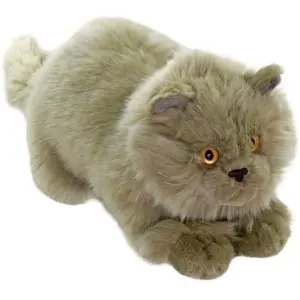 Animals Of The World Yatan Gri Kedi 26 Cm Peluş
