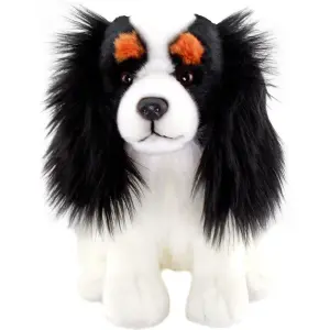 Animals Of The World Floppy Siyah İspanyol King Charles Peluş 28 Cm