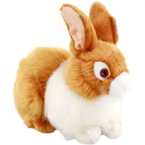 Animals Of The World Açık Kahve Tavşan Peluş 23 Cm