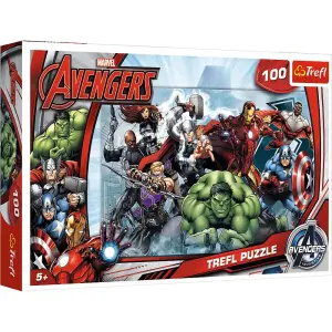 Trefl Marvel Avengers Let's Attack 100 Parça Puzzle