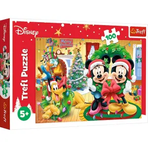 Trefl Disney Mickey ve Arkadaşları Magic Of Christmas 100 Parça Puzzle