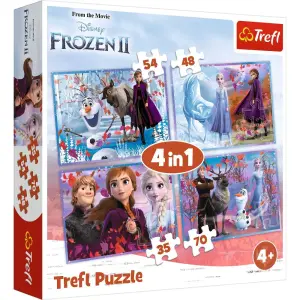 Trefl Disney Frozen 2 The Journey Into The Unknown 4 In 1 Puzzle