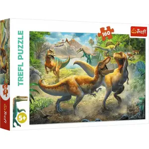 Trefl Fighting Tyrannosaurs 160 Parça Puzzle