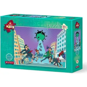 Art Kids Puzzle Virüsten Kaçış 150 Parça 5659