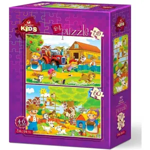 Art Kids Puzzle Çiftlik Hayatı 35+60 Parça 5583
