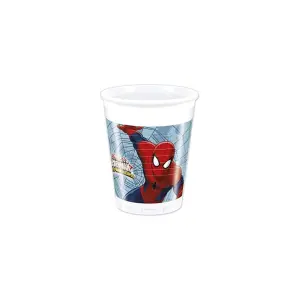 Spiderman Web Warrıors 8'li Plastik Bardak
