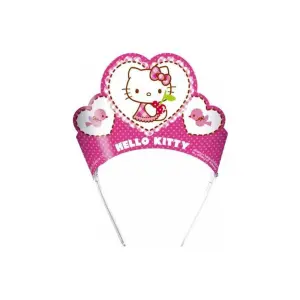 Hello Kitty Hearts 6'lı Taç