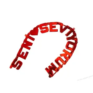 Trio Tasarım Seni Seviyorum Harf Banner