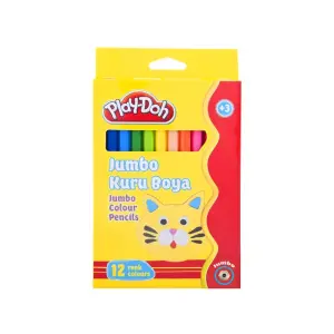 Play-Doh Jumbo Altıgen Kuruboya 12 Renk