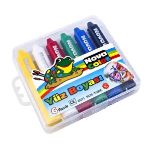 Nova Color Yüz Boyası 6 Renk