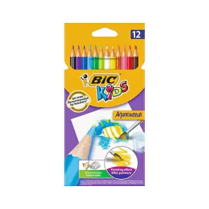Bic Kids Aquacouleur Kuru-Sulu Boya 12 Renk