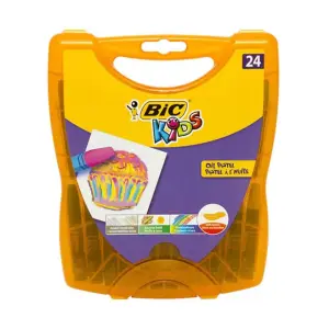 Bic Kids Oil Pastel Plastik Kutu 24 Renk