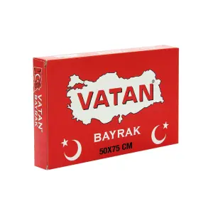 Vatan Türk Bayrağı 50X75 Cm