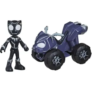 Marvel Spidey Black Panther Figür ve Devriye Aracı F1943