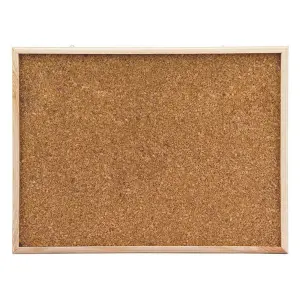 Ahşap Çerçeve Mantar Pano 60X90 Cm