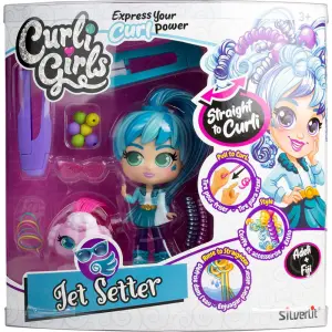 Silverlit Curli Girls Bebek ve Hayvan 2'li Set Jet Setter