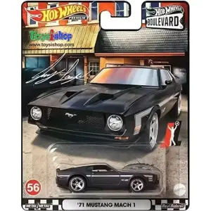 Hot Wheels Premium Boulevard 56 1971 Mustang Mach 1 HCR21