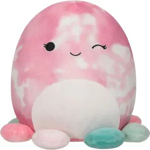 Squishmallow Pembe Batik Ahtapot Oshun 30 Cm
