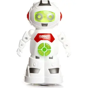 Işıklı ve Sesli Türkçe Konuşan Koruma Robotu