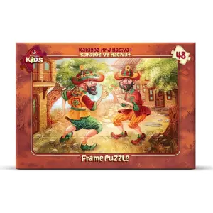 Art Kids Frame Puzzle Karagöz ve Hacivat 48 Parça 5798