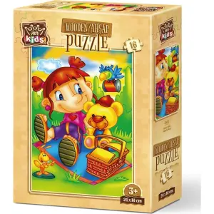 Art Kids Misafir Kuş 16 Parça Ahşap Puzzle 5855