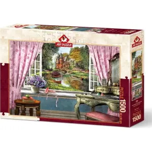 Art Puzzle Penceremdeki Şato 1500 Parça 5388