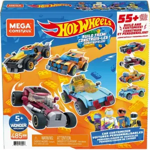 Mega Construx Hot Wheels Aksesuarlı 4'lü Araç Seti