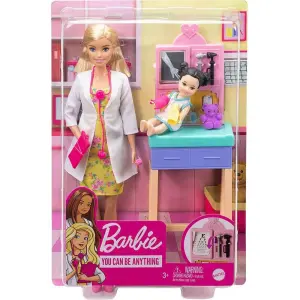 Barbie ve Meslekleri Oyun Seti Çocuk Doktoru GTN51