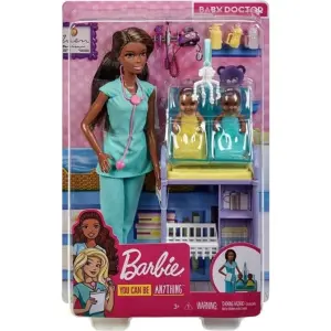 Barbie ve Meslekleri Oyun Seti Çocuk Doktoru GKH24