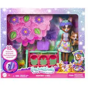 Enchantimals Bestie Reveal Yakın Arkadaş Bebekler - Crizia Corgi & Show HLK86