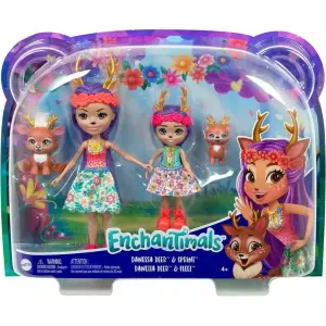 Enchantimals Kız Kardeş Bebekler Serisi Danessa Deer & Sprint HCF80