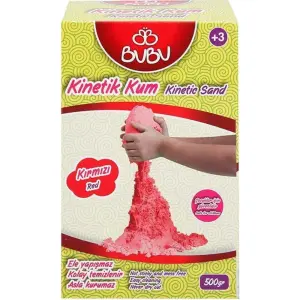 Bu-Bu Kırmızı Oyun Kumu 500 Gr