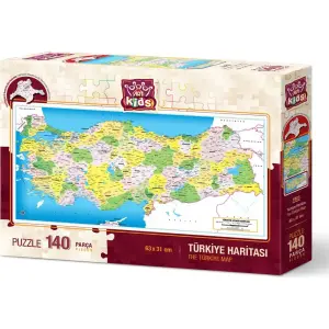 Art Puzzle Türkiye Siyasi Haritası 140 Parça 1923