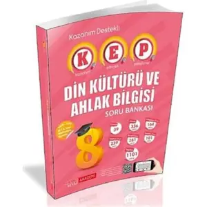Kırmızı Beyaz 8.Sınıf Kep Din Kültürü ve Ahlak Bilgisi Soru Bankası