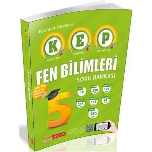 Kırmızı Beyaz 5.Sınıf Kep Fen Bilimleri Soru Bankası